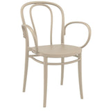 Compamia Victor XL Resin Outdoor Arm Chair Taupe (Set of 2)
