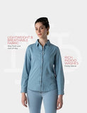 Inkd Women'S Regular Fit Shirt (Inkaw23Wsh-027_Frosty Glacial,Frosty Glacial,Frosty Glacial,2Xl