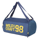 Wildcraft Nylon Gym Bag With Shoe Pouch (Navy Blue)