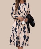 Leriya Fashion Rayon Fit And Flare Below The Knee Women Dress (Lf-Wd1221_Beige,BeigeApparel,L