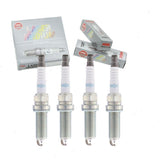 4 pc NGK Laser Iridium Spark Plugs compatible with Nissan Rogue Sport 2.0L L4 2017-2020