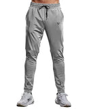 Eyebogler Mens Regular Fit Full Elastic Track Pant Silver,SilverApparel,34