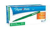 Paper Mate Flair Felt Tip Pens, Medium Point 1.0mm (2-Dozens, Green)