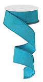 Craig Bachman 1.5 Royal Burlap Ribbon: 10 Yards (Turquoise, 1.5) Craft Floral Arrangement Gift Wrapping Wired Edge Ribbon