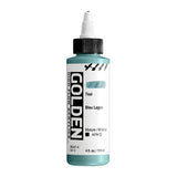 High Flow Acrylics by GOLDEN, Teal, 4 fl. oz. Bottle, Professional Acrylic Paint, Opaque