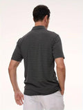 Toplot Men Regular Fit T-Shirt || T-Shirt For Men || Polo T Shirt (Lining-Polo-5238-Black-L),Black,,B0DXL4QTH6