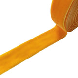 8 Yards 1(25mm) Velvet Ribbon for Wedding Christmas Gift Box Wrapping Bow Making Bouquet Wrap DIY Craft Decor (Orange, 1x8Yd