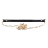 Zoomella Replacement Chain Strap Handbag Handle For Shoulder Bag Crossbody Black