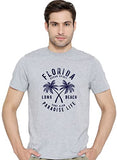 Adro Florida Paradise Life Mens Printed T-Shirt (2Xl, Grey)