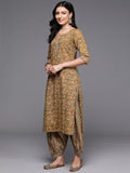 Libas Women'S Cotton Kurta Sets (400458C Mustard Xl
