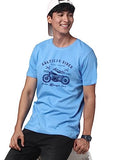 Adro Men'S Regular Fit T-Shirt (Rnr-M-Ame-Sk-Xxl_Sky Blue_Xx-Large)
