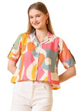 Wedani Regular Fit Top For Women,PINK,XL
