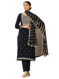 Libas Women'S Silk Blend Kurta Sets (Gs1058_Black_Xl)