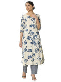 Libas Women'S Viscose Rayon Kurta Sets (400133O_Blue_M)