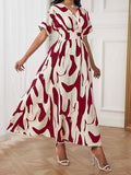 Leriya Fashion Women's Rayon Fit and Flare Ankle Length Dress (LF-WD1194_Wine_M)