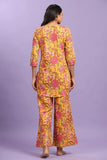 Dhruvi Trendz Womens Rayon Co-Ord Set Regular Fit Casual (Dt-W1863&Tr914_Yellow_2Xl)