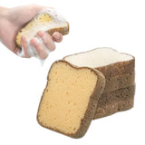 Toast Cleaning Funny Sponges Creative Bread Kitchen Sponges Home Dishes Washing Cleaning Tool 6Pcs