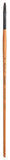 Princeton Catalyst Polytip, Brushes for Acrylic & Oil, Series 6400 Long Handle, Filbert, Size 2