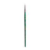 Princeton Artist Brush Co. Lauren Series 4350 - Short Handled Round Size 3/00 - Single Golden Synthetic Paintbrush for Watercolo