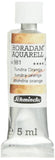 Schmincke - HORADAM AQUARELL, Super Granulation, 14 981 001 Tundra Orange, 5 ml tube, very strong granulating colors, finest, su