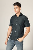 Dhruvi Trendz Men'S Regular Fit Shirt (Dt-Ms-6055_Light Green L)