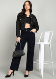 Nifty Women'S Denim Stretchable 2-Button Straight Fit Jeans (1472_Blu_30_Blue_30)