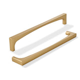 khtumeware 5 Pack Solid Handles 12-Inch(305mm) Brushed Gold Cabinet pulls Kitchen Cabinet Handles, Cabinet Pulls Kitchen Cabinet