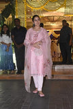 Anni Designer Women'S Organza Straight Printed Kurta With Pant & Dupatta (Mala Pink-Nvw_L_Pink_Large),Pink,L,Organza,ANNI DESIGNER Women's Organza Straight Printed Kurta with Pant & Dupatta (Mala Pink-NVW),