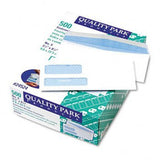 Quality ParkTM Double Window Security Tinted Invoice and Check Envelope ENVELOPE,DBLWNDW,#9,5CBX 83735 (Pack of2)