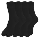Missby Regular Wear AntiTan Nylon Ankle Thumb Socks For Women And Girls (Black Color, Free Size, Pack Of 4)