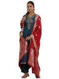 Libas Women'S Silk Blend Kurta Set (Gs1036