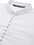 See Designs Mens Kurta | Specially Crafted And Designed For The Eid Festival White Cotton Embroidered Kurta Mandarin Collar Long Sleeves Chikankari Kurta | Sdkt1093Xl