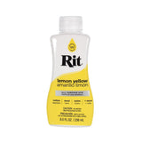 Rit Dye Liquid - Wide Selection of Colors - 8 Oz. (Lemon Yellow)