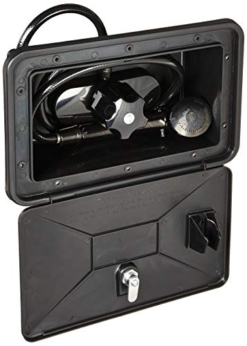 Empire Brass Shwrbox-1-Blk Rv Single Lever Exterior Shower Box Kit - Black