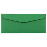 JAM PAPER #10 Business Colored Envelopes 4 1/8 x 9 1/2 Green Recycled 50/Pack