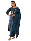 Libas Women'S Chanderi Silk Kurta Set (49449