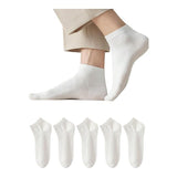 Alamos Plain White Ankle Length Socks For Men And Women, Cotton Blend, Solid, 6 Pair, Casual, Free Size (3)