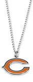 Aminco NFL Chicago Bears Team Logo Pendant Necklace Silver 4-New