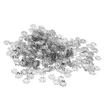 ATORSE 6x300Pieces Iron Flower Beads Caps Beads Spacer for Jewelry Making 8mm Sillver