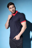 Dhruvi Trendz Mens Polycotton Casual Men T-Shirt Regular Fit Western (Dupli-Dt-Mt-1010_Navy Blue_2Xl)