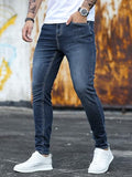 Toplot Skinny Fit Stretch Denim Jeans For Men (Men-Jeans-5158-Dark Wash-40),Dark Wash,40,B0D2XH1T6G