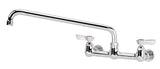 Krowne Silver Series 8 Center Wall Mount Faucet, 14 Spout, 12814L