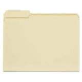 Universal UNV12121 1/3Cut Left Top Tab File Folders Letter Size, Manila (100/Box)