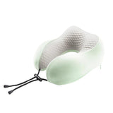 It Luggage Memory Foam Travel Neck Pillow Mint Green Weightless Breathable Fabric With Snap Closure
