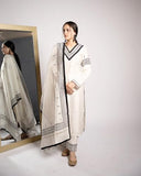 Gosriki Women'S Rayon Blend Printed Straight Kurta With Pant & Dupatta (Ghabeni White-Gs_Xl_White_X-Large),White,,B0DR1W8RMQ