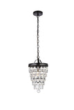 Living District Reese 1-Light Transitional Metal Pendant In Black