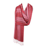 Cashmere Craft Red Pink 100% Viscose Scarf (50X180 Cm)