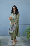 Gosriki Women'S Rayon Blend Straight Solid Kurta With Pant & Dupatta (Raja Saab Green-Vks01-Gs_5Xl_Green_Xxxxx-Large),Green,5,B0DHSBDVY2