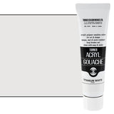 Turner Colour Works Acryl Gouache Artist Acrylic Paint - Single 40 ml Tube - Titanium White