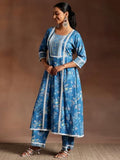 Libas Women'S Cotton Kurta Sets (400454C_Blue_3Xl)